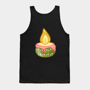 Cute christmas candle Tank Top